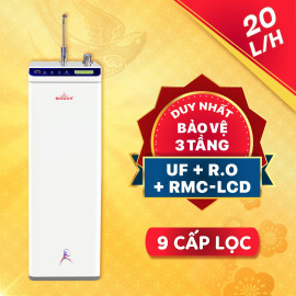 Máy lọc nước thiết kế thời thượng – mới nhất năm 2024Máy lọc nước Nóng thông minh ROBOT RBSmartPlus-9 là sản phẩm được nâng cấp thiết kế mới nhất năm mang phong cách tối giản hiện đại từ nhà sản xuất ROBOT. Chất liệu tủ máy từ nhựa ABS chắc chắn bền bỉ, lấy tone màu trắng làm chủ đạo, thích hợp với mọi phong cách nộ